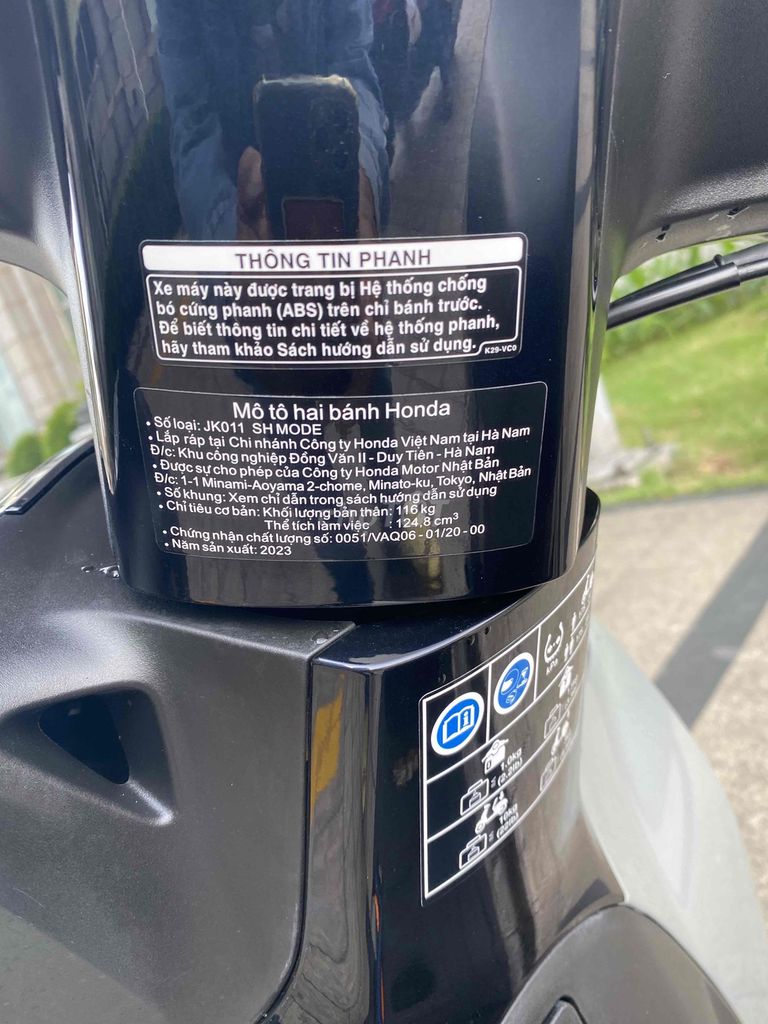 Honda SH Mode 2023 Xám. Mua bán Xe máy tại Quận 6 Tp Hồ Chí Minh được đăng bởi A Minh hình 5