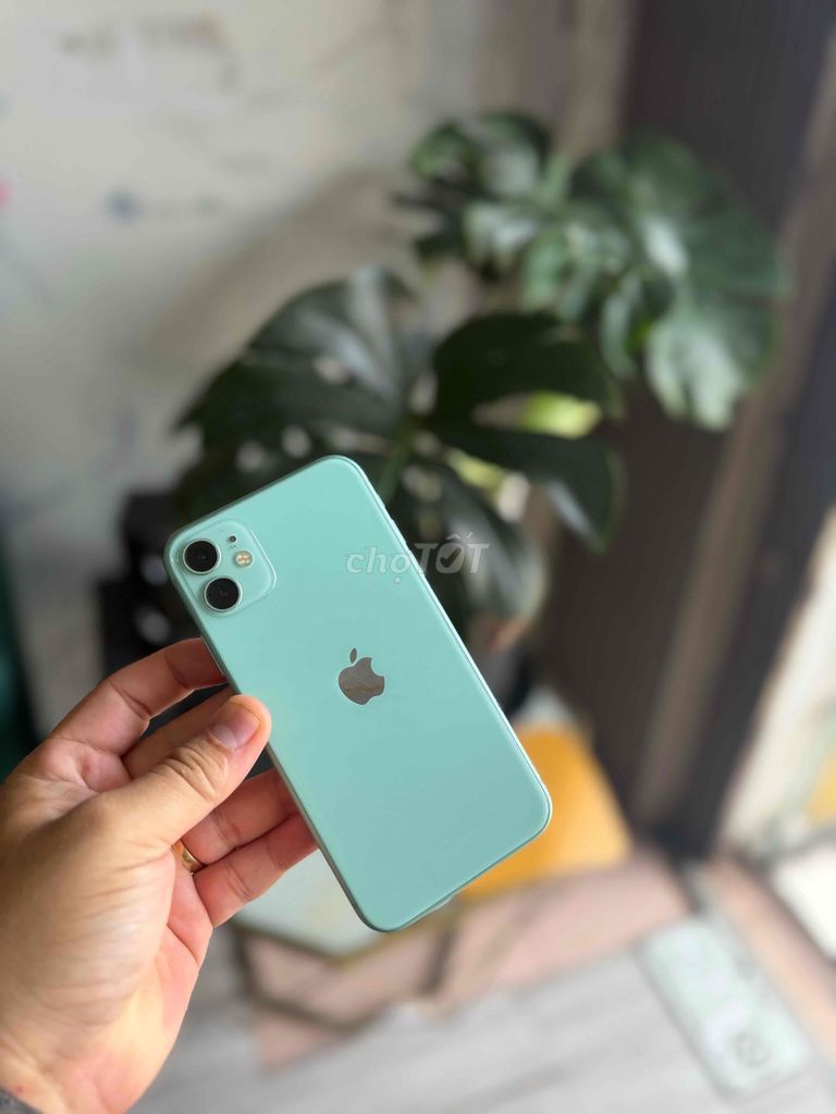 Apple iPhone 11 64GB Xanh Ngọc Đã thay linh kiện. Mua bán Điện thoại tại Thành phố Vũng Tàu Bà Rịa - Vũng Tàu được đăng bởi Monkey Apple hình 1