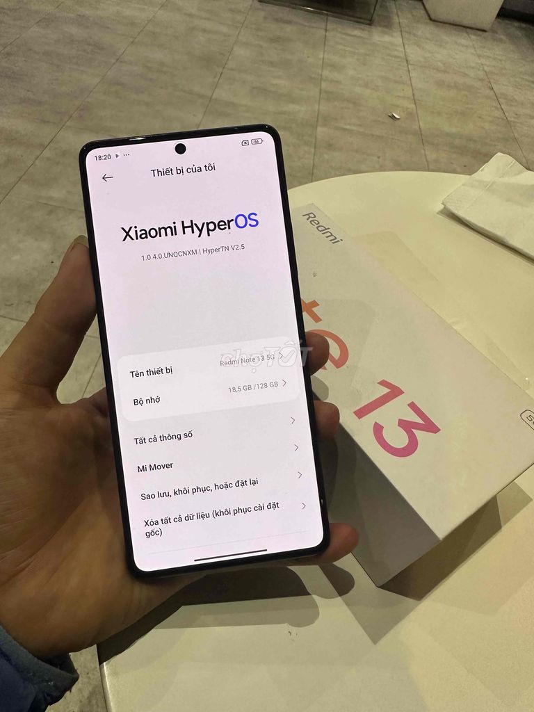 bán xiaomi note 13 5g fullbox