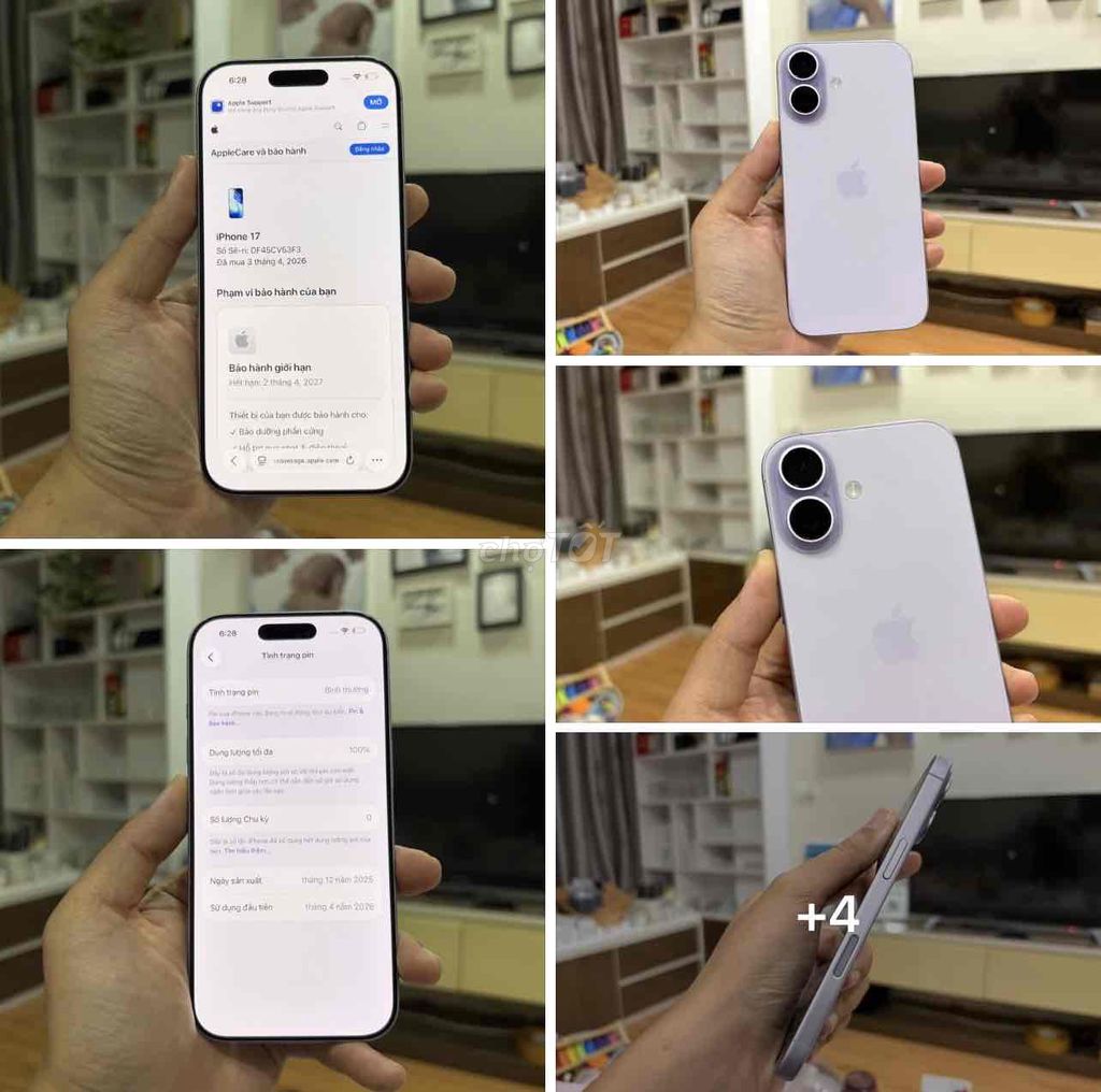 iPhone 17 256Gb Tím New FULLBOX KENG APPLE. Mua bán Điện thoại tại Quận Thanh Xuân Hà Nội được đăng bởi Nguyễn Huy Dũng hình 1