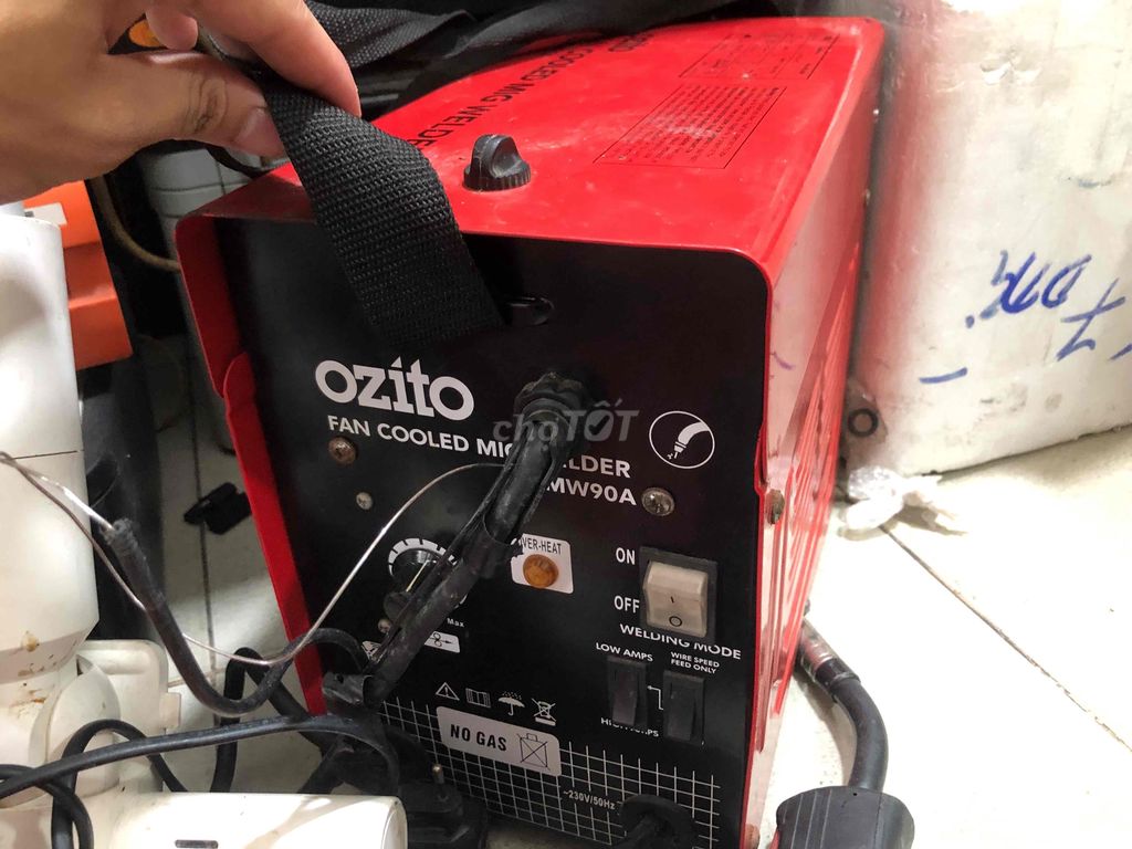 máy hàn ozito còn đủ phụ kiện thanh lí thợ test