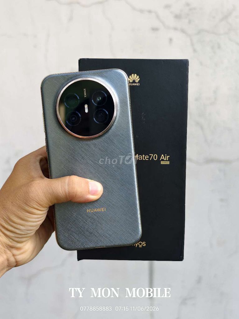 Huawei Mate 70 Air 12GB/512GB Xám. Mua bán Điện thoại tại Quận 5 Tp Hồ Chí Minh được đăng bởi TY  MON MOBILE hình 1