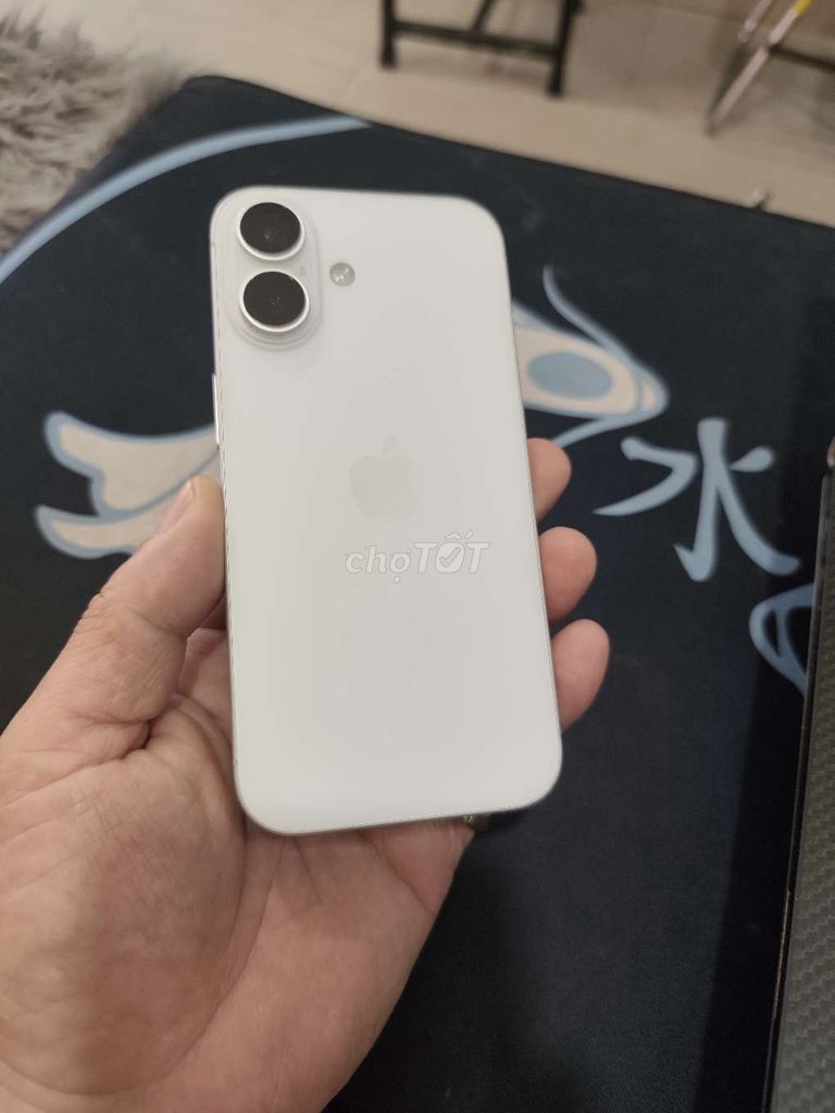 Apple iPhone 16 Thường 256GB Trắng 2 SIM. Mua bán Điện thoại tại Quận Bình Thạnh Tp Hồ Chí Minh được đăng bởi Hoàng Giang hình 1