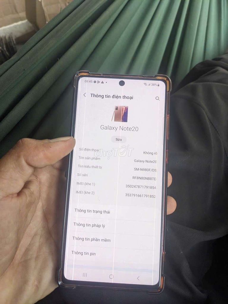 ss note 20 qt 2sim 256g  full tn. Mua bán Điện thoại tại Quận 12 Tp Hồ Chí Minh được đăng bởi cầm điện thoại giá tôt hình 1