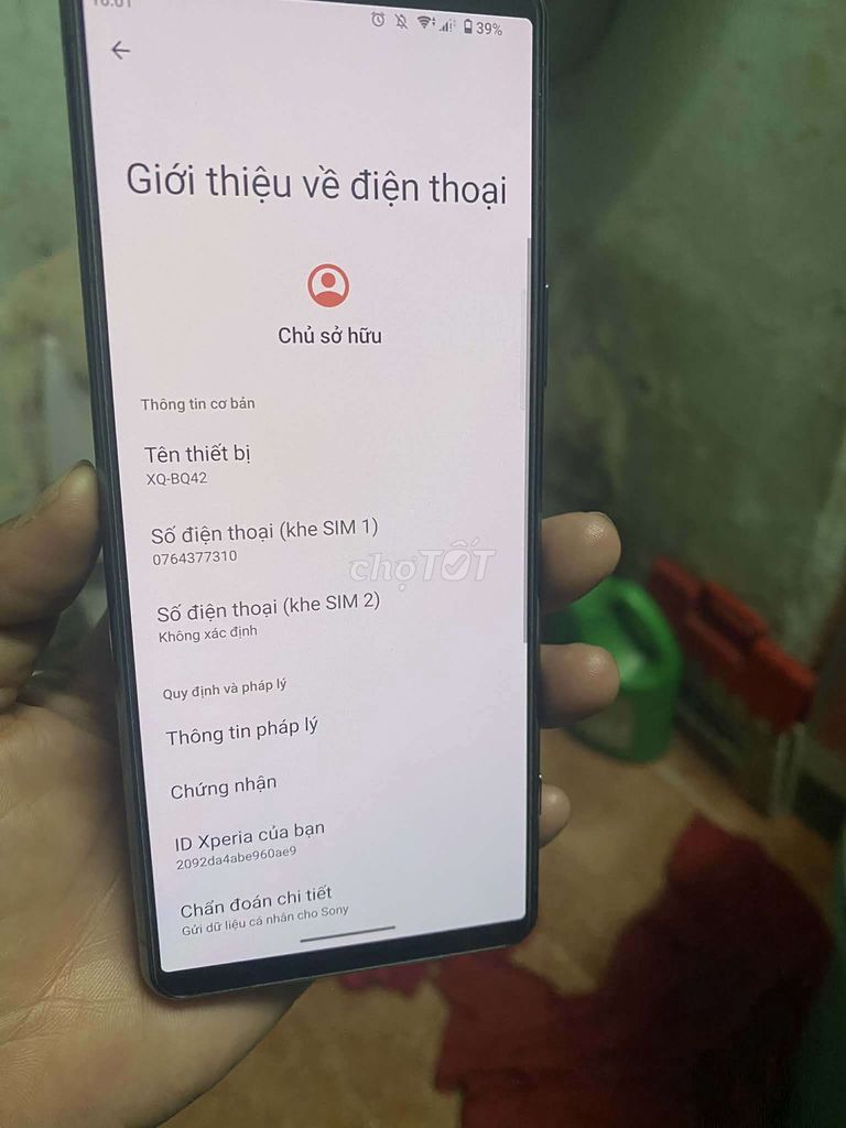 Sony Xperia XQ-BQ42 Xanh Đã sử dụng. Mua bán Điện thoại tại Quận Bình Thạnh Tp Hồ Chí Minh được đăng bởi Huỳnh hình 1