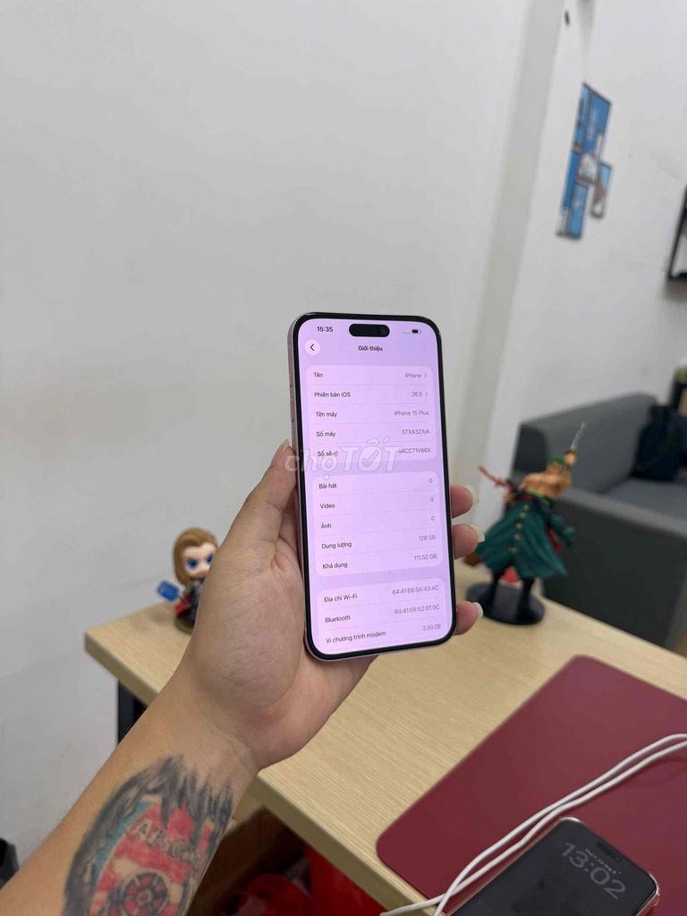 iPhone 15 Plus 128GB Hồng. Mua bán Điện thoại tại Quận Đống Đa Hà Nội được đăng bởi KT Hà Nội Mobile hình 1