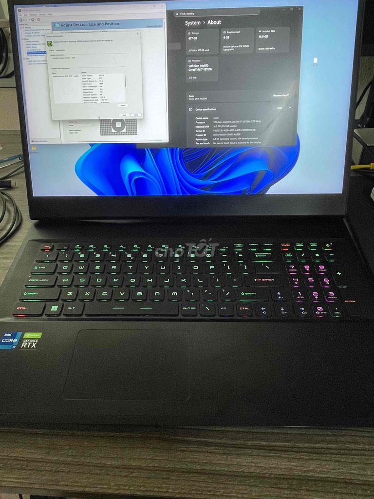 MSI GP76 Vector 12700H/16g/rtx 3070ti 2k@240Hz. Mua bán Laptop tại Quận Hai Bà Trưng Hà Nội được đăng bởi Lương Hữu Công hình 1