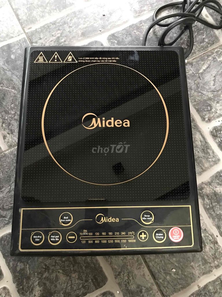 Bếp điện từ Midea Đen Đã qua sử dụng. Mua bán Bếp, lò, đồ điện nhà bếp tại Quận Cẩm Lệ Đà Nẵng được đăng bởi Trà My hình 1