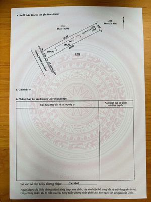 bán đất mặt tiền Định Hoà TP HCM giá 3.45 tỷ
