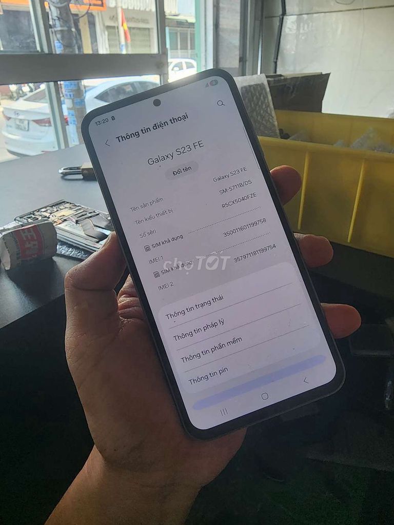 Samsung S23 FE 256GB Đen. Mua bán Điện thoại tại Quận Ninh Kiều Cần Thơ được đăng bởi Điện Thoại Tốt hình 1