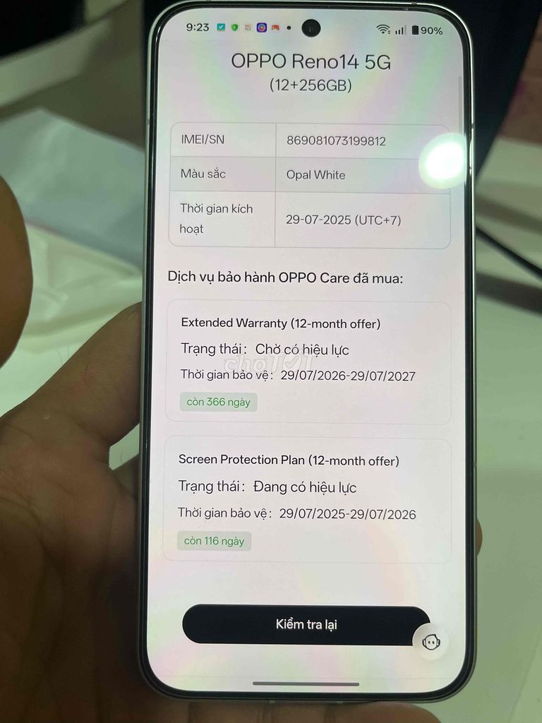 OPPO Reno14 5G 256GB Trắng. Mua bán Điện thoại tại Quận 6 Tp Hồ Chí Minh được đăng bởi Hon hình 1