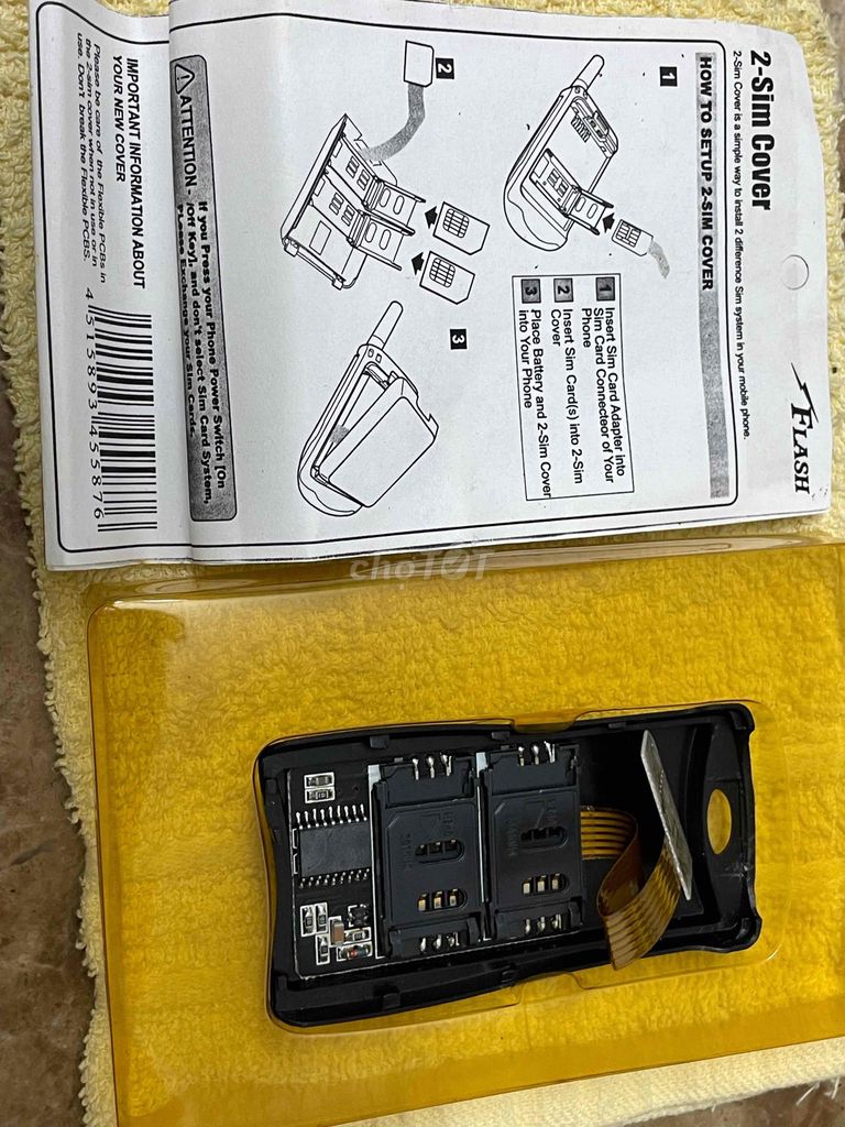 Bộ chuyển đổi SIM FLASH Đen. Mua bán Phụ kiện (Màn hình, Chuột...) tại Quận 1 Tp Hồ Chí Minh được đăng bởi Thanh hình 1