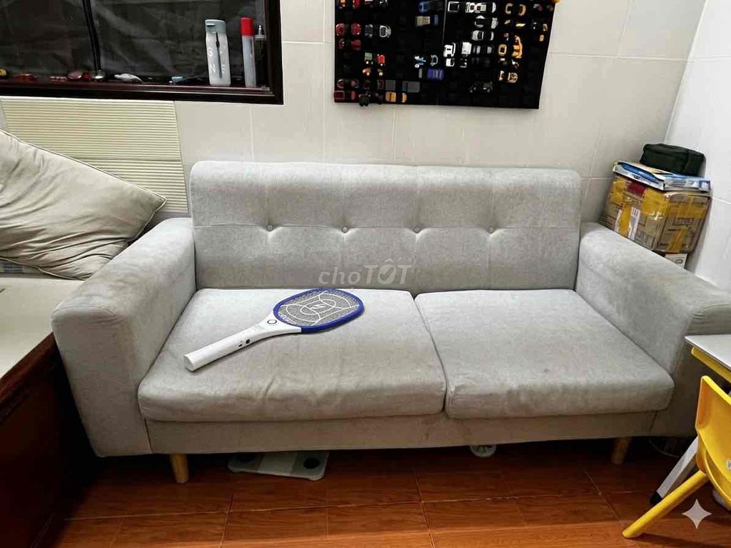 Ghế sofa vải xám hiện đại. Mua bán Bàn ghế tại Huyện Châu Thành Tiền Giang được đăng bởi TULIP39 hình 1
