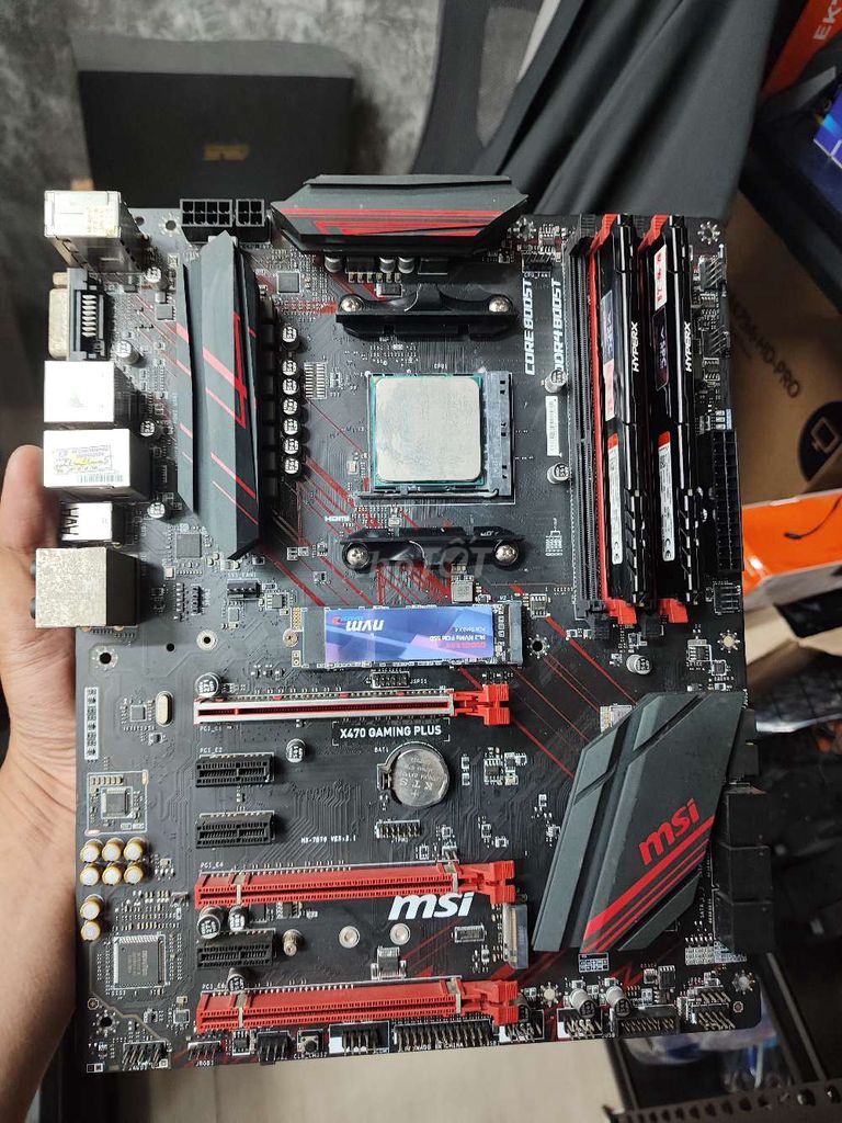 MSI X470 Gaming R7 3800x Đen, Đỏ. Mua bán Linh kiện (RAM, Card...) tại Quận Tân Bình Tp Hồ Chí Minh được đăng bởi Kiên Cường hình 1