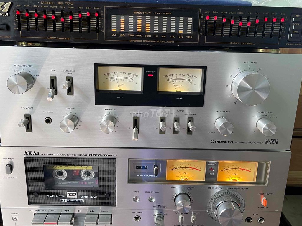 Equalizer Sansui RG770. Mua bán Tivi, Âm thanh tại Thành phố Vinh Nghệ An được đăng bởi thinhle hình 1