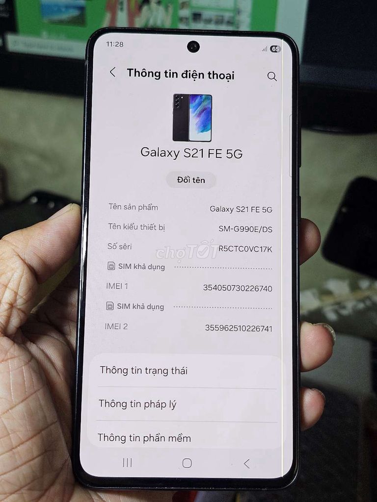  Galaxy S21 FE 5G 256GB giá rẻ trải nghiệm . Mua bán Điện thoại tại Quận 8 Tp Hồ Chí Minh được đăng bởi Thiên Hòa mobile  hình 1
