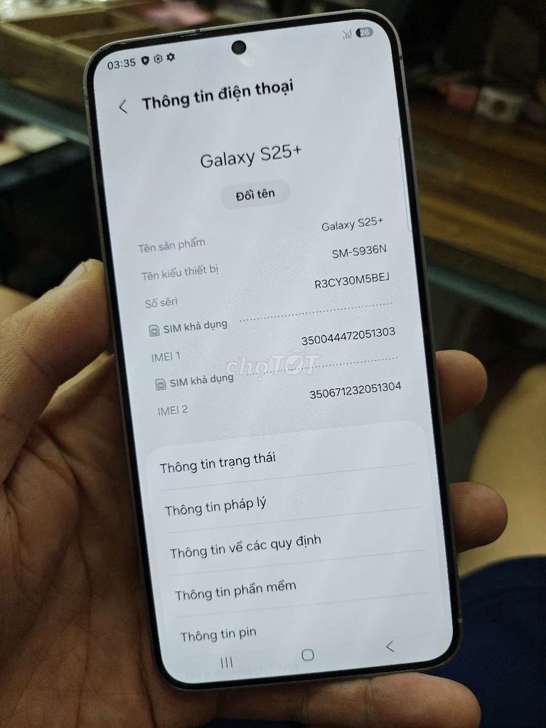 Samsung Galaxy S25+ 12GB/256GB Bạc Hàn Quốc. Mua bán Điện thoại tại Huyện Thuận Thành Bắc Ninh được đăng bởi RUsT hình 1