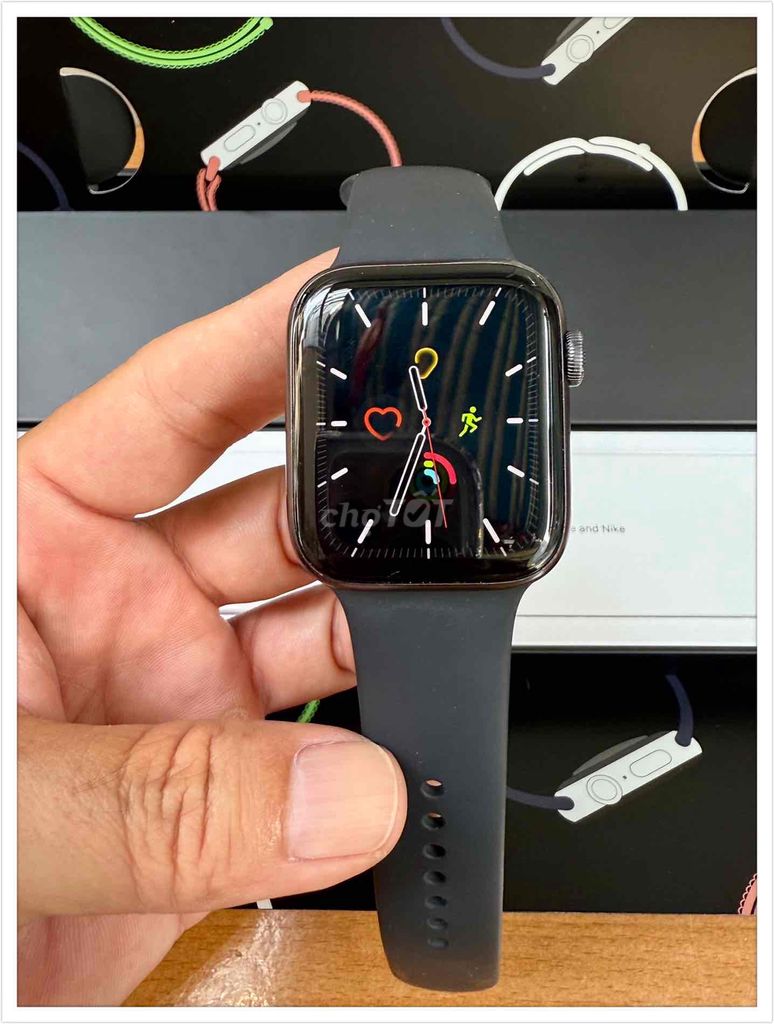 Apple Watch SE-44 Bản Nhôm đen gps zin 100%