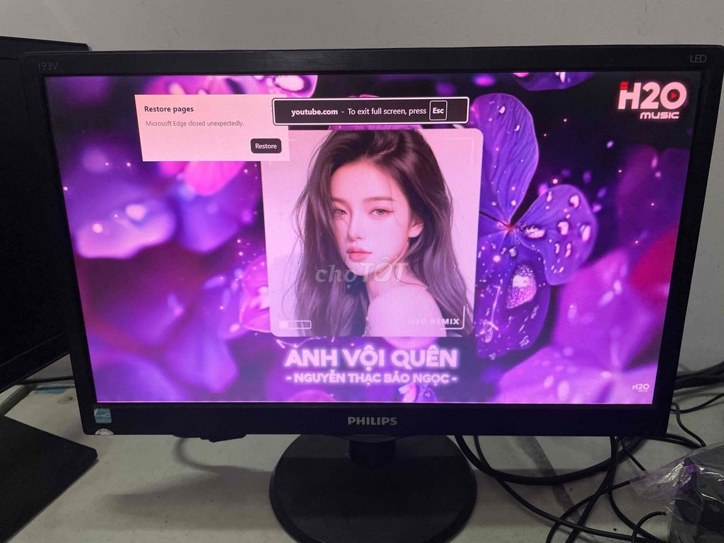 Màn hình máy tính Philips 19 inch. Mua bán Phụ kiện (Màn hình, Chuột...) tại Quận Thanh Khê Đà Nẵng được đăng bởi Khuyên Nhi hình 1