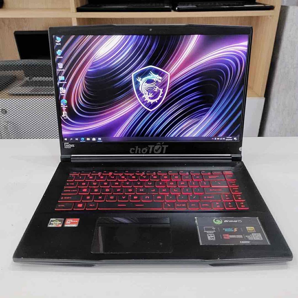 MSI Bravo 15 R5-4600H/ 16GB/256GB/ 15.6FHD 144hz. Mua bán Laptop tại Thành phố Thủ Đức Tp Hồ Chí Minh được đăng bởi Laptop Gia Phát hình 1