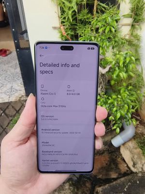 Xiaomi Mi Civi 3 256GB Đã sử dụng