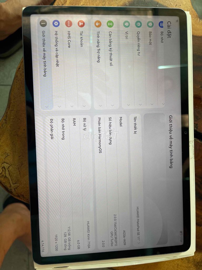 Huawei MatePad SE 11 6GB/128GB Xám. Mua bán Máy tính bảng tại Quận Bình Thạnh Tp Hồ Chí Minh được đăng bởi Nhím Nhím hình 1