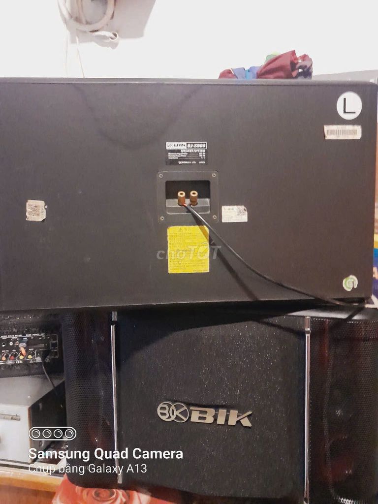Loa karaoke BIK BJ-S968 Bass 30cm Đen. Mua bán Tivi, Âm thanh tại Quận Hải Châu Đà Nẵng được đăng bởi Long Phan hình 1