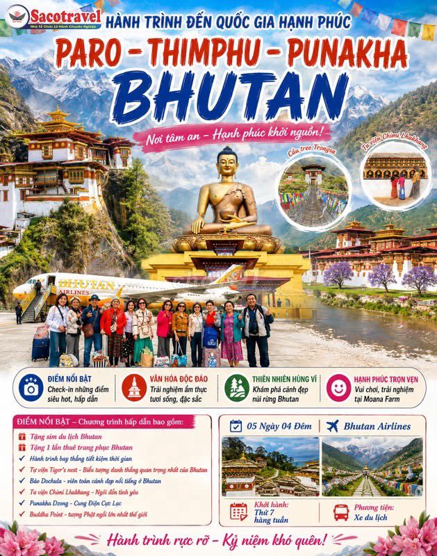 Tour du lịch Bhutan. Du lịch tại Quận Tân Bình Tp Hồ Chí Minh được đăng bởi Nghi Vu hình 1