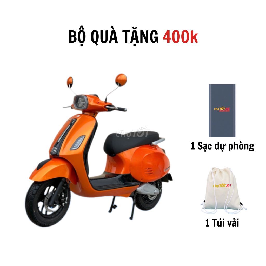 Xe Máy Điện Dibao Tesla Chic Q (Đèn Vuông)