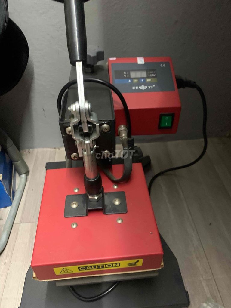 Máy ép nhiệt CU YI 15x15cm Đỏ, Đen. Mua bán Đồ chuyên dụng, Giống nuôi trồng tại Huyện Hòa Vang Đà Nẵng được đăng bởi Thái Bình hình 1