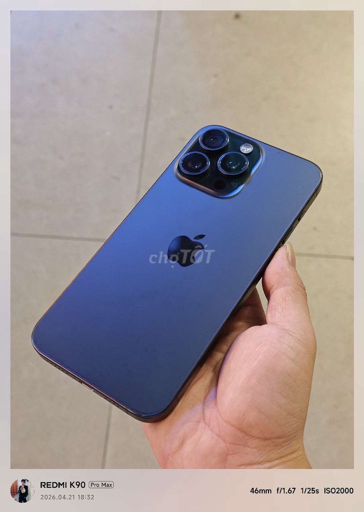 iPhone 15 Pro Max 256GB Xanh Đã sử dụng. Mua bán Điện thoại tại Thành phố Huế Thừa Thiên Huế được đăng bởi Arena Phone hình 1