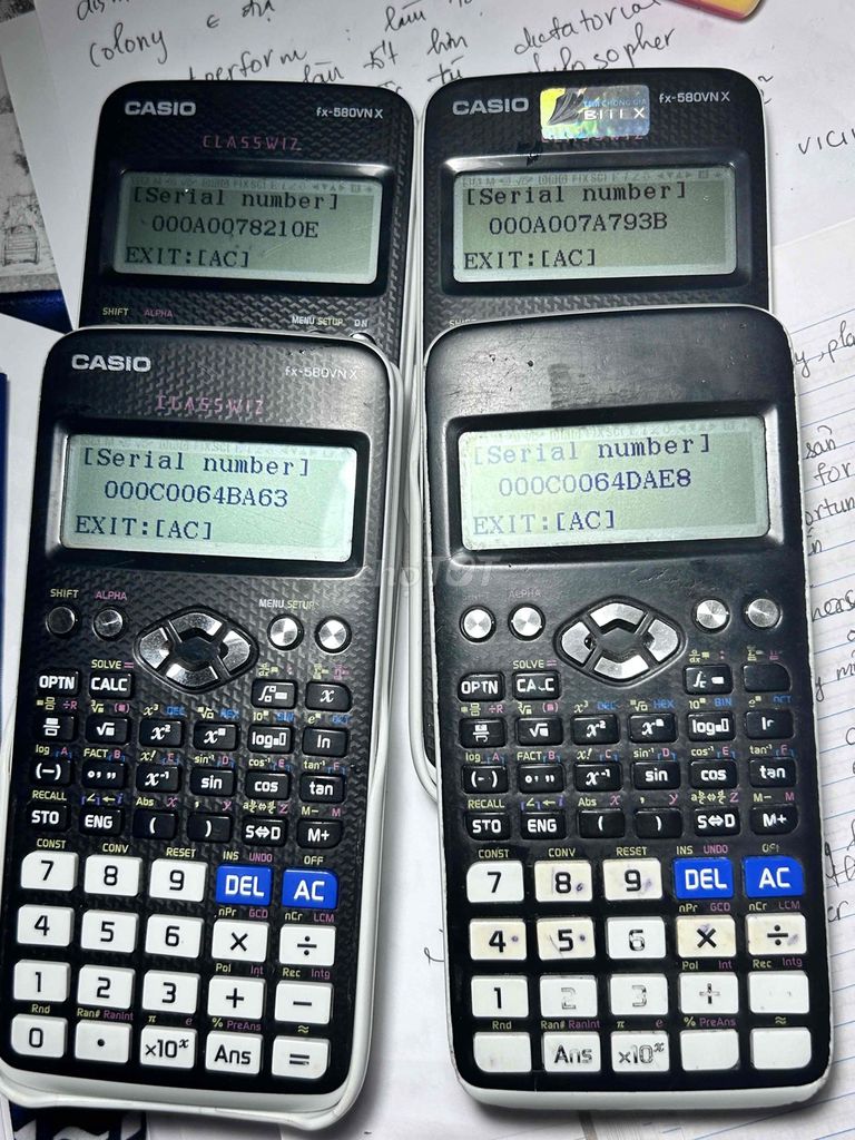 Máy tính Casio FX-580VN X đã dùng. Mua bán Đồ dùng văn phòng tại Huyện Quảng Xương Thanh Hóa được đăng bởi Thùy Trang hình 1