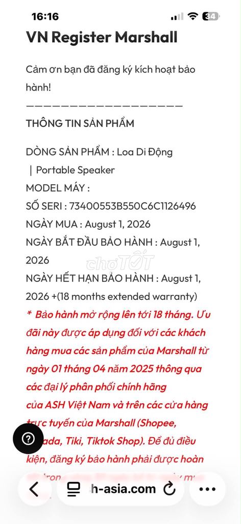 Loa di động Marshall Kilburn III Kem. Mua bán Tivi, Âm thanh tại Huyện Thống Nhất Đồng Nai được đăng bởi Lê Đức Thuận hình 1
