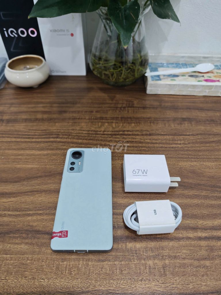 Xiaomi Mi 12 5G 8/256 xanh da sạc 67w có ship COD. Mua bán Điện thoại tại Quận Hoàng Mai Hà Nội được đăng bởi Trần Ngọc Hiếu hình 1
