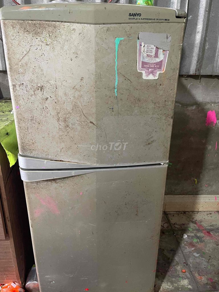 Tủ lạnh Sanyo SR-D5PN Xám. Mua bán Tủ lạnh tại Huyện Cần Giuộc Long An được đăng bởi Oanh  hình 1