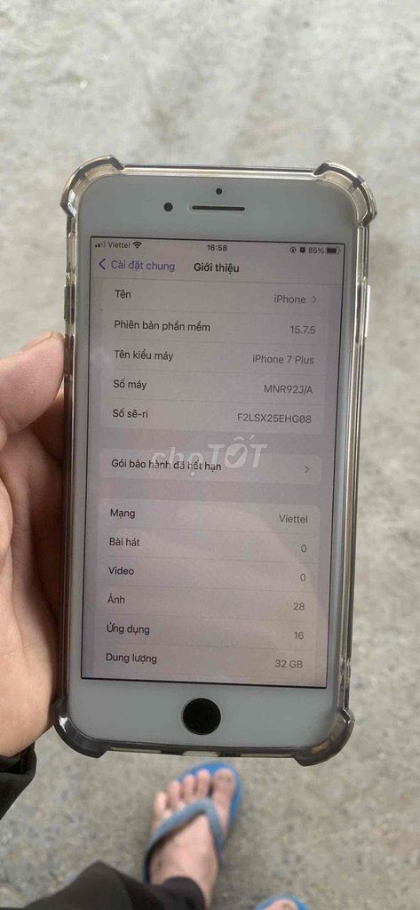 Apple iPhone 7 Plus 32GB Bạc. Mua bán Điện thoại tại Huyện Hoài Đức Hà Nội được đăng bởi chuyen hình 1