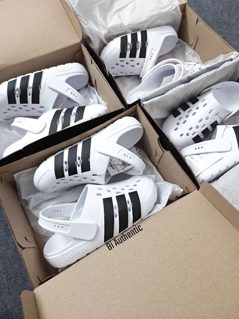 Dép Adidas Adilette Clog 2.0 Trắng. Mua bán Giày dép tại Quận 6 Tp Hồ Chí Minh được đăng bởi Bi Authentic hình 1