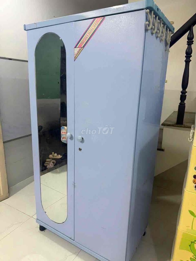 Tủ quần áo Trung Hưng Sắt Xanh dương 1.6m. Mua bán Tủ, kệ gia đình tại Quận Gò Vấp Tp Hồ Chí Minh được đăng bởi Mr Tin hình 1