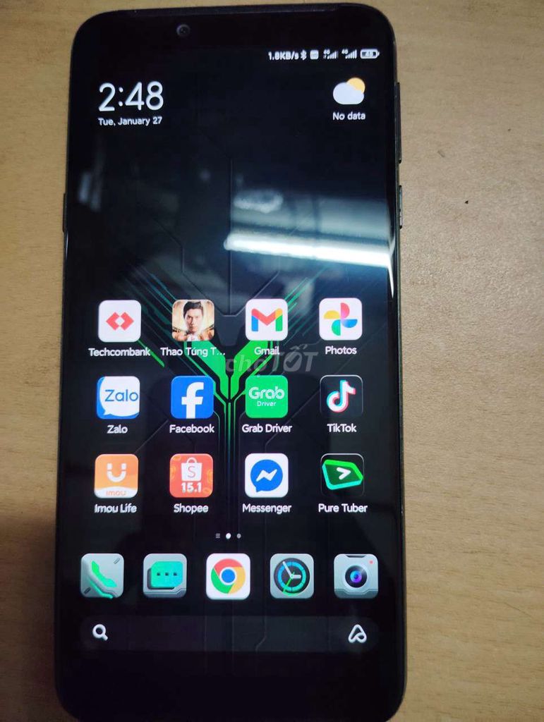 Black Shark Helo 128GB Đen. Mua bán Điện thoại tại Quận Hoàng Mai Hà Nội được đăng bởi Xuan son hình 1