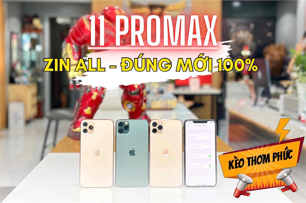 11 PROMAX - PIN CAO - ZINALL - NHƯ MỚI 99%