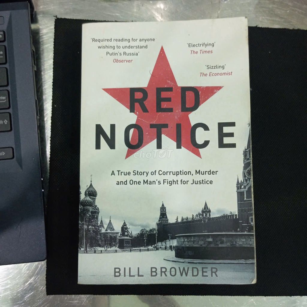 Sách Red Notice Bill Browder (Sách cũ). Mua bán Sách tại Quận 11 Tp Hồ Chí Minh được đăng bởi Joey hình 1