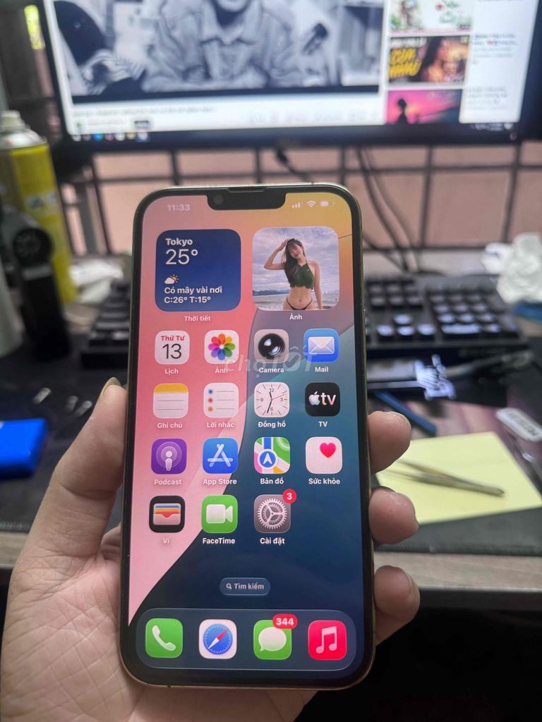 Apple iPhone 13 Pro Max 128GB Vàng. Mua bán Điện thoại tại Quận Đống Đa Hà Nội được đăng bởi Trần Văn Hiếu hình 1