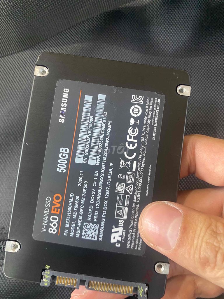 SSD Samsung 500G hàng usa zin all Win 10 Pro sẵn.