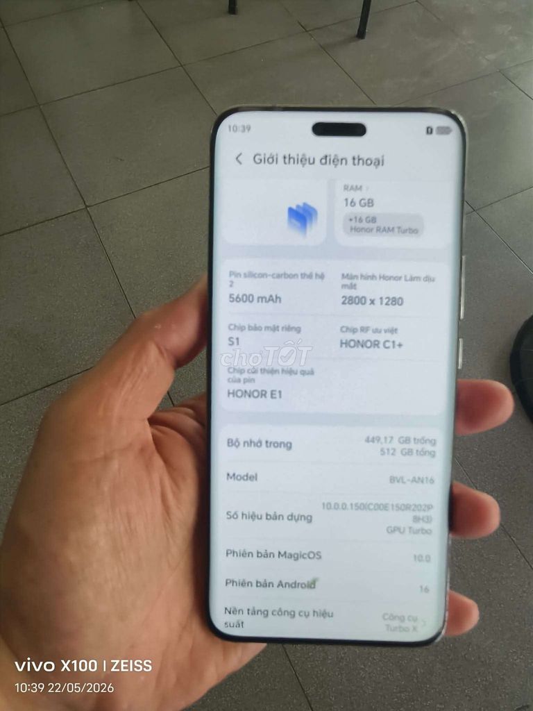 Honor Magic6 Pro 512GB Trắng. Mua bán Điện thoại tại Quận 8 Tp Hồ Chí Minh được đăng bởi thụy ngô hình 1