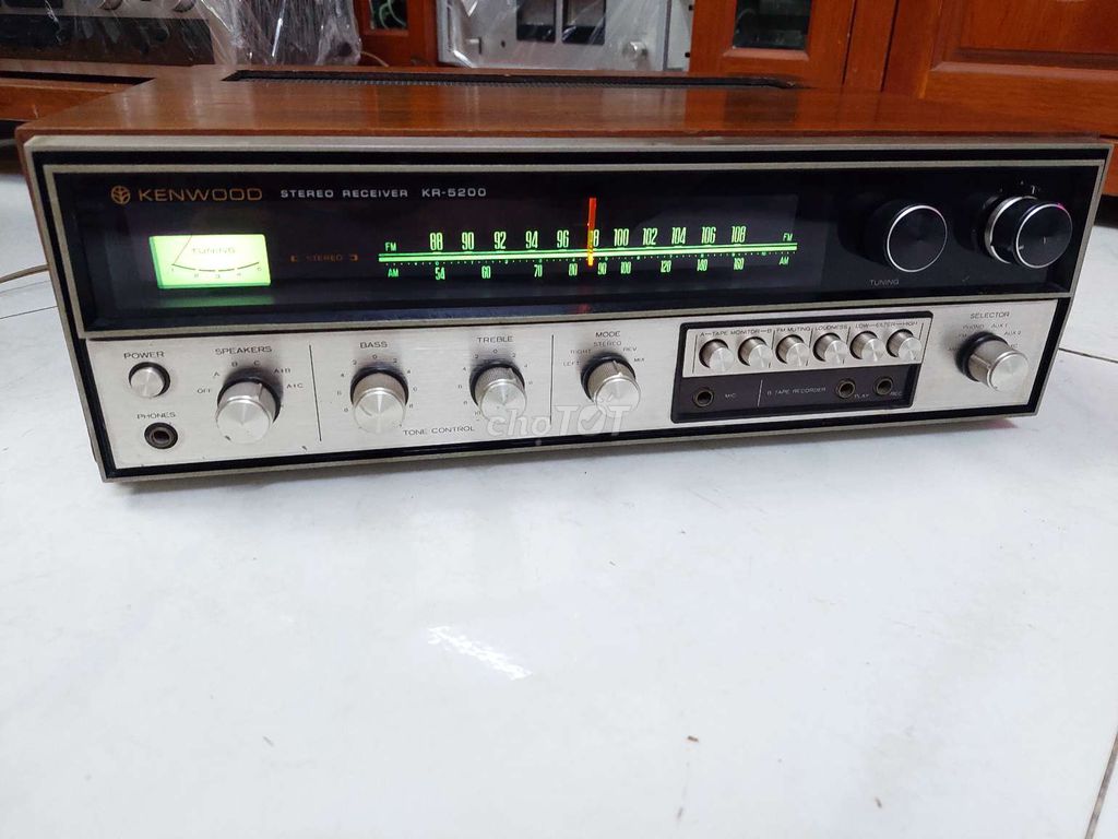 Bán ampli kenwood KR 5200 điện 120v cs 180w