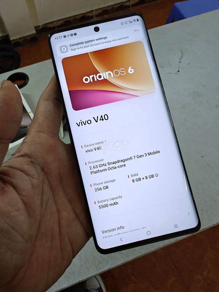 Vivo V40 256GB Tím 8GB. Mua bán Điện thoại tại Quận Bình Thạnh Tp Hồ Chí Minh được đăng bởi cần thì gọi đừng nt hình 1