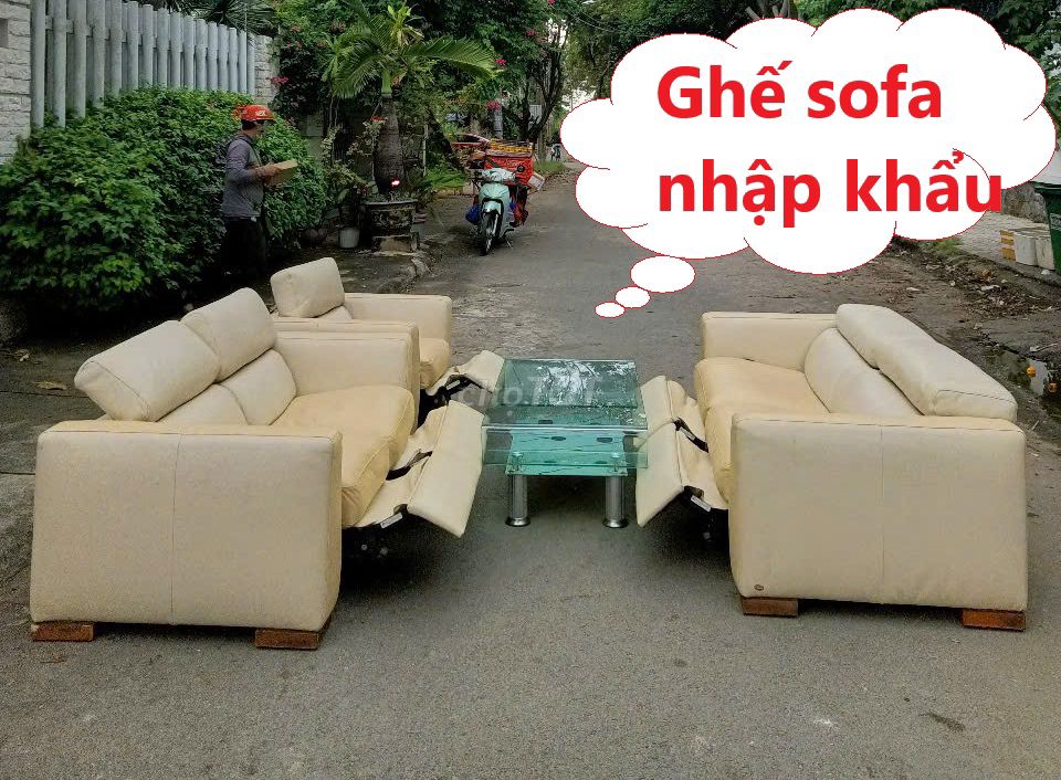 Bộ Ghế sofa nhập khẩu cao cấp kéo ra thư giãn