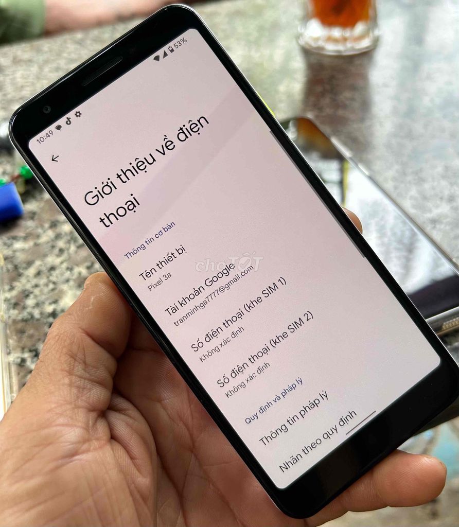 Google Pixel 3A 64GB Trắng OEM mở. Mua bán Điện thoại tại Quận 11 Tp Hồ Chí Minh được đăng bởi KĐơn hình 1