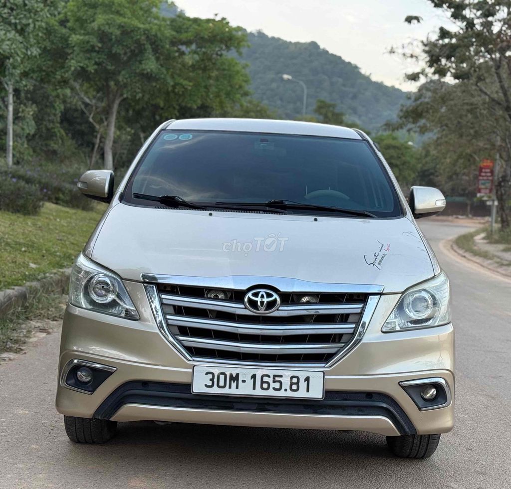 Toyota Innova 2014 Số sàn Vàng cát. Mua bán Ô tô tại Huyện Sóc Sơn Hà Nội được đăng bởi Anh Chiến hình 1