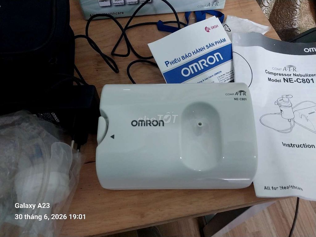 Máy xông mũi họng Omron NE-C801 Trắng. Mua bán Nội thất, đồ gia dụng khác tại Thành phố Nam Định Nam Định được đăng bởi Phương hình 1